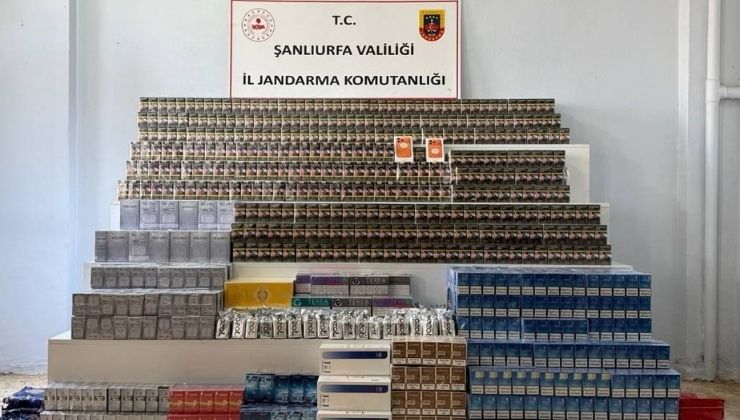 Viranşehir’de Kaçakçılık Operasyonu: Binlerce Kaçak Ürün Ele Geçirildi