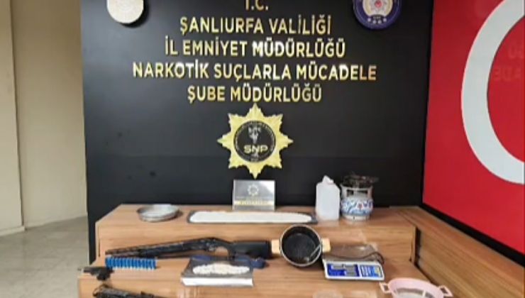 Haliliye’de Uyuşturucu Operasyonu: Silah Ve Metamfetamin Ele Geçirildi