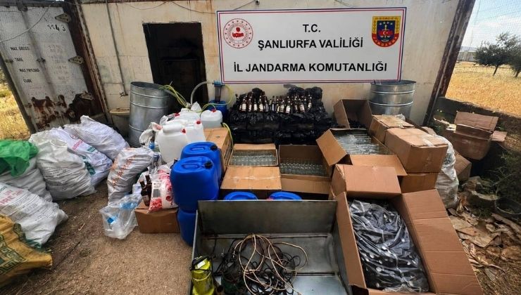 Şanlıurfa’da Milyonluk Sahte Alkol Baskını